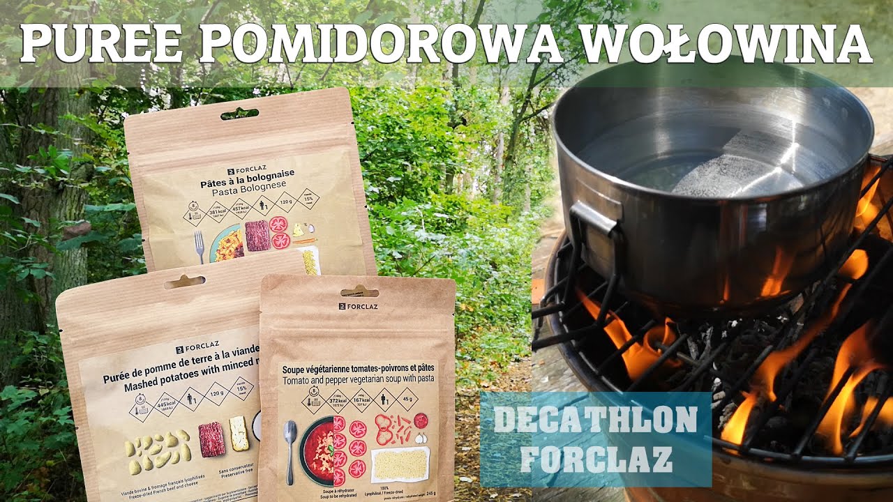 Liofilizaty Decathlon Forclaz - test posiłk&oacute;w liofilizowanych