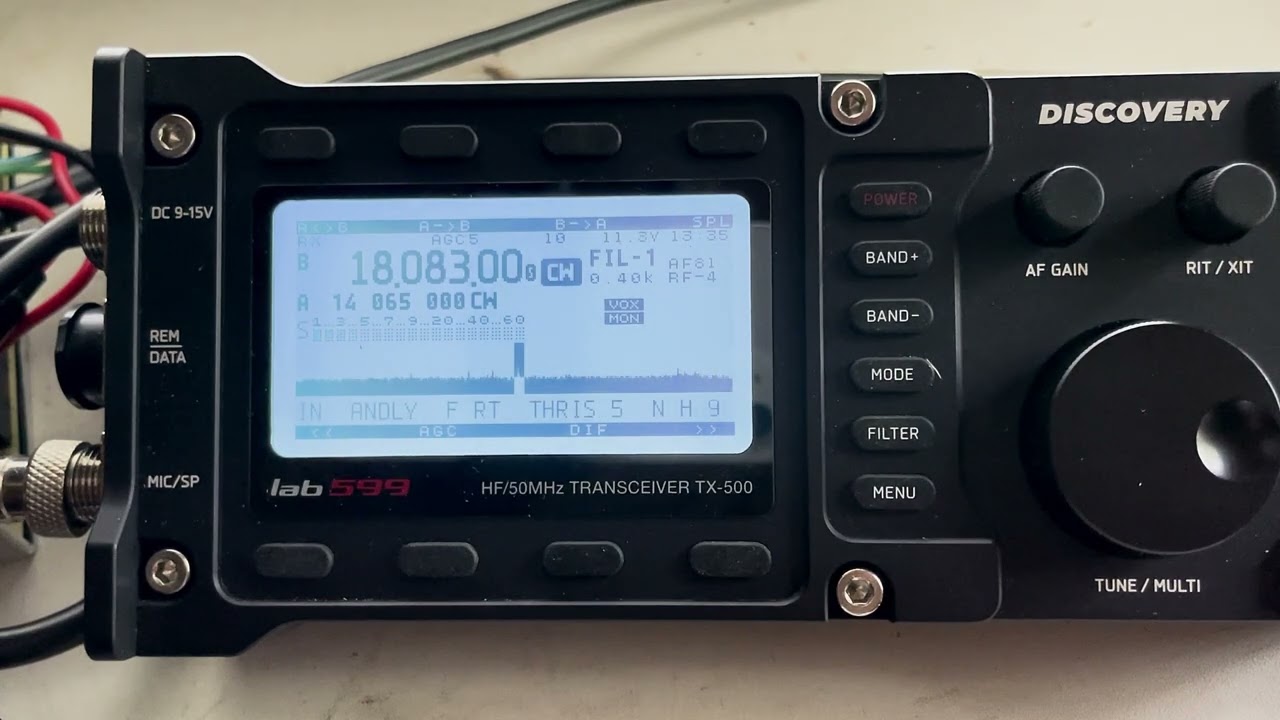 qso SM5OMP R4NCU #cw #hamradio #qrp