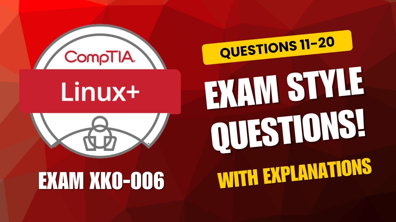 Практические вопросы для подготовки к экзамену CompTIA Linux+ (XK0-006) 2026 года | Вопросы 11–20...