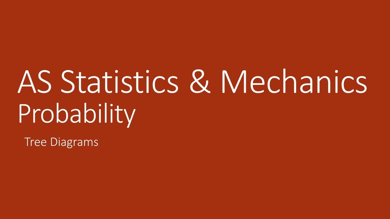 AS Statistics 5.4 Tree Diagrams