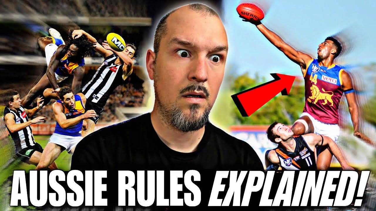 American’s first reaction to footy! | What is AFL? Aussie Rules Explained | This is INSANE!!
