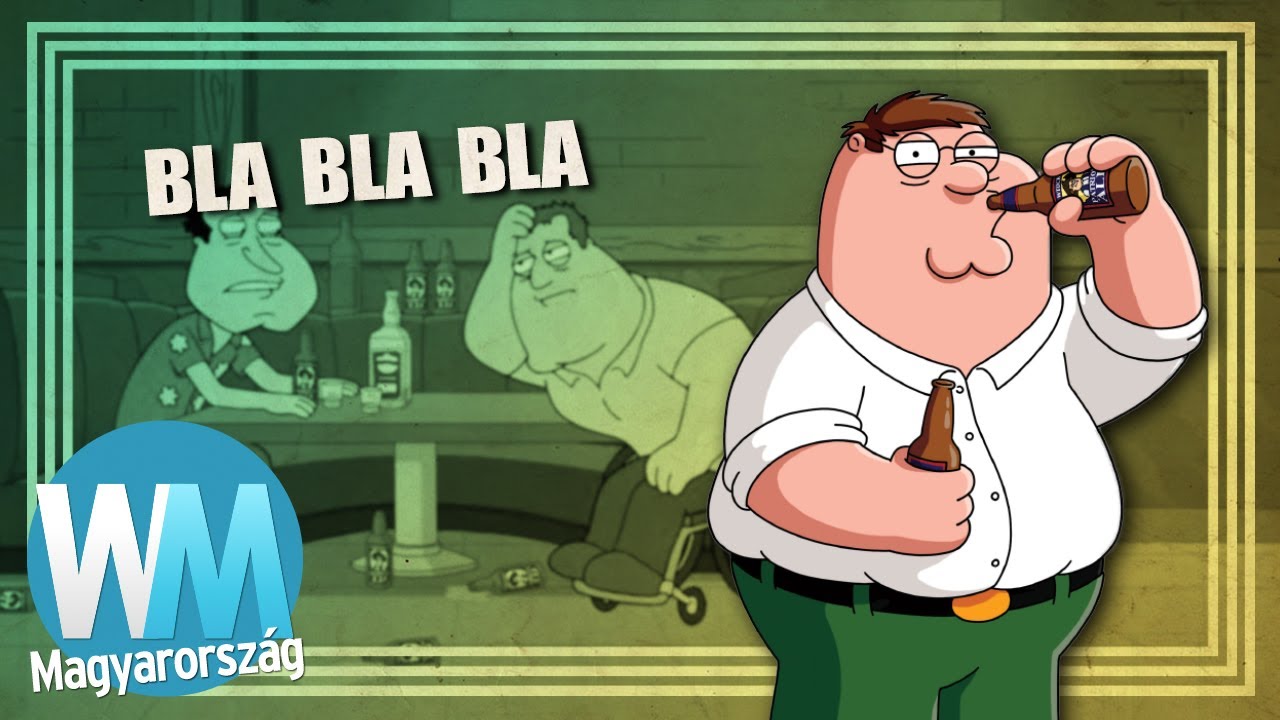Top 10 részeg Peter Griffin pillanat