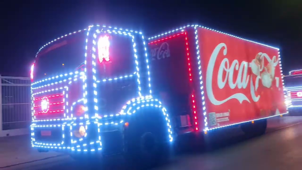 Carreatas da Coca-Cola 2025 Avenida p1  ( p.sul ) de  BSB Data do dia da carreta 14 novembro de 2025