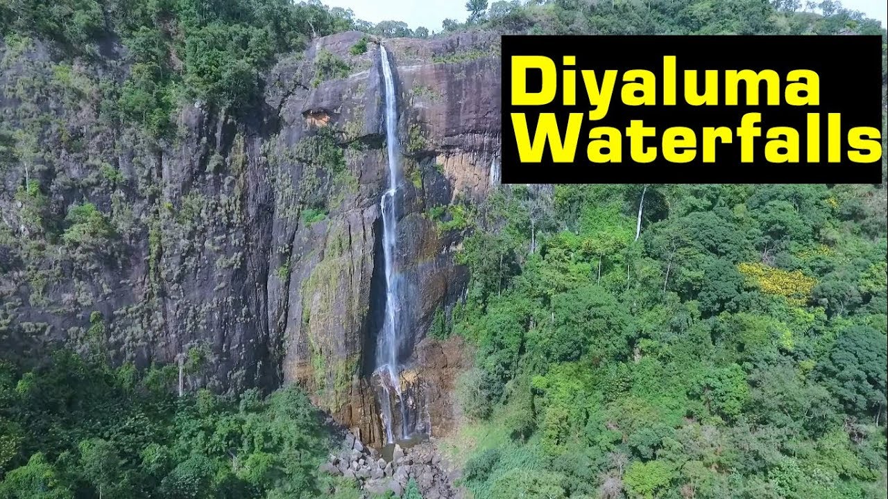 Diyaluma waterfalls Amazing Video | Sri Lanka