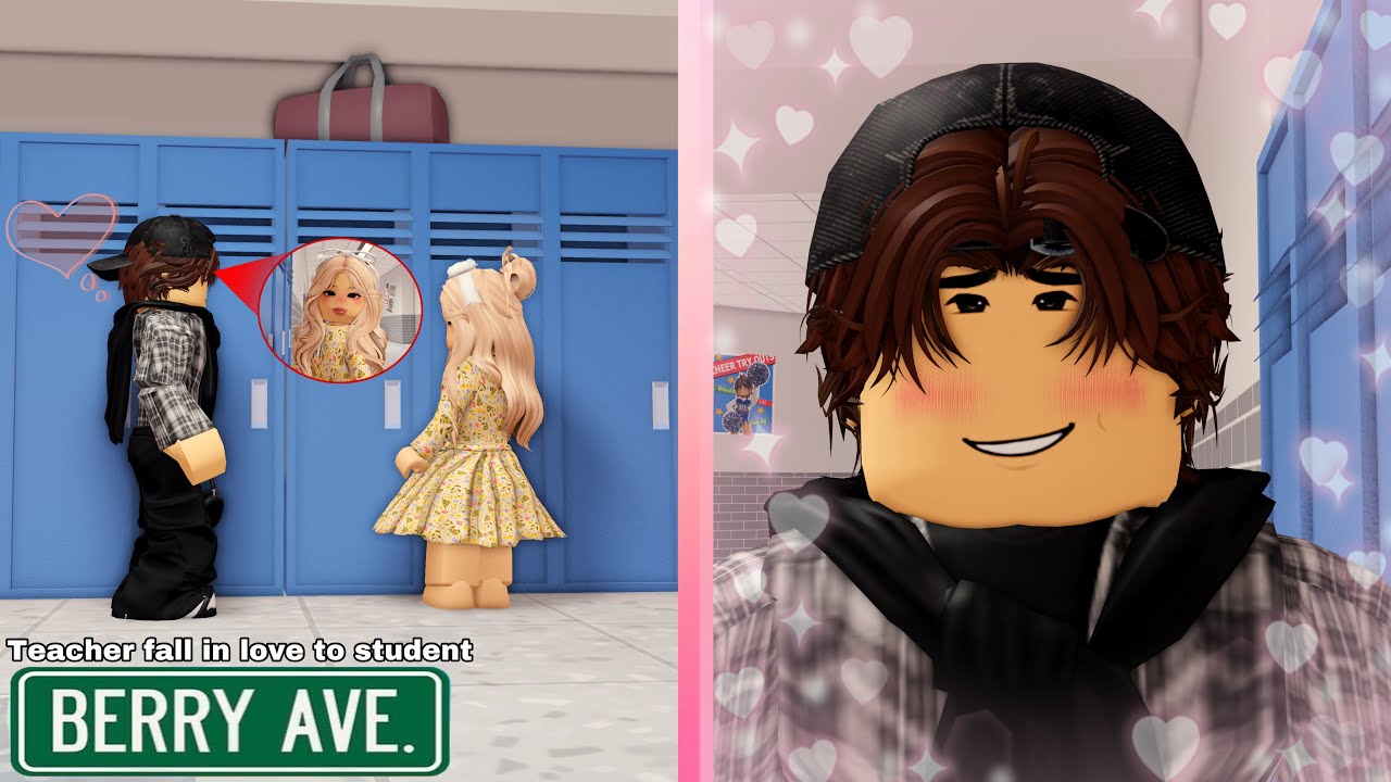 Teacher fall in love to student😱❤️ | Roblox | Berry Avenue RP🏡