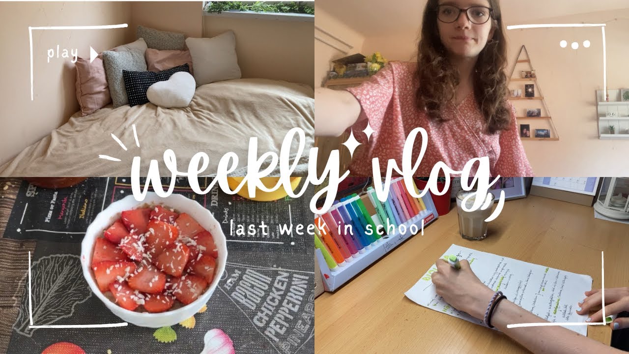 Heti vlog 🏫🎀🕊️| utols&oacute; tan&iacute;t&aacute;si h&eacute;t