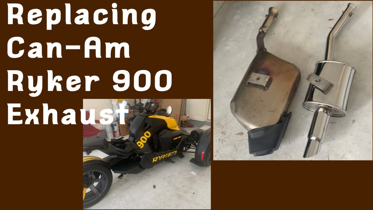 Can- Am Ryker 900 (Replacing Exhaust)