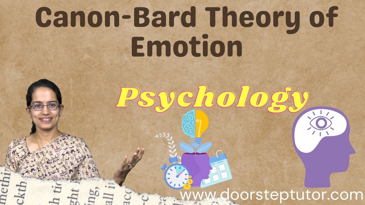 Canon-Bard Theory of Emotion - Part of Psychology Video Course @doorsteptutor.com UPSC NET
