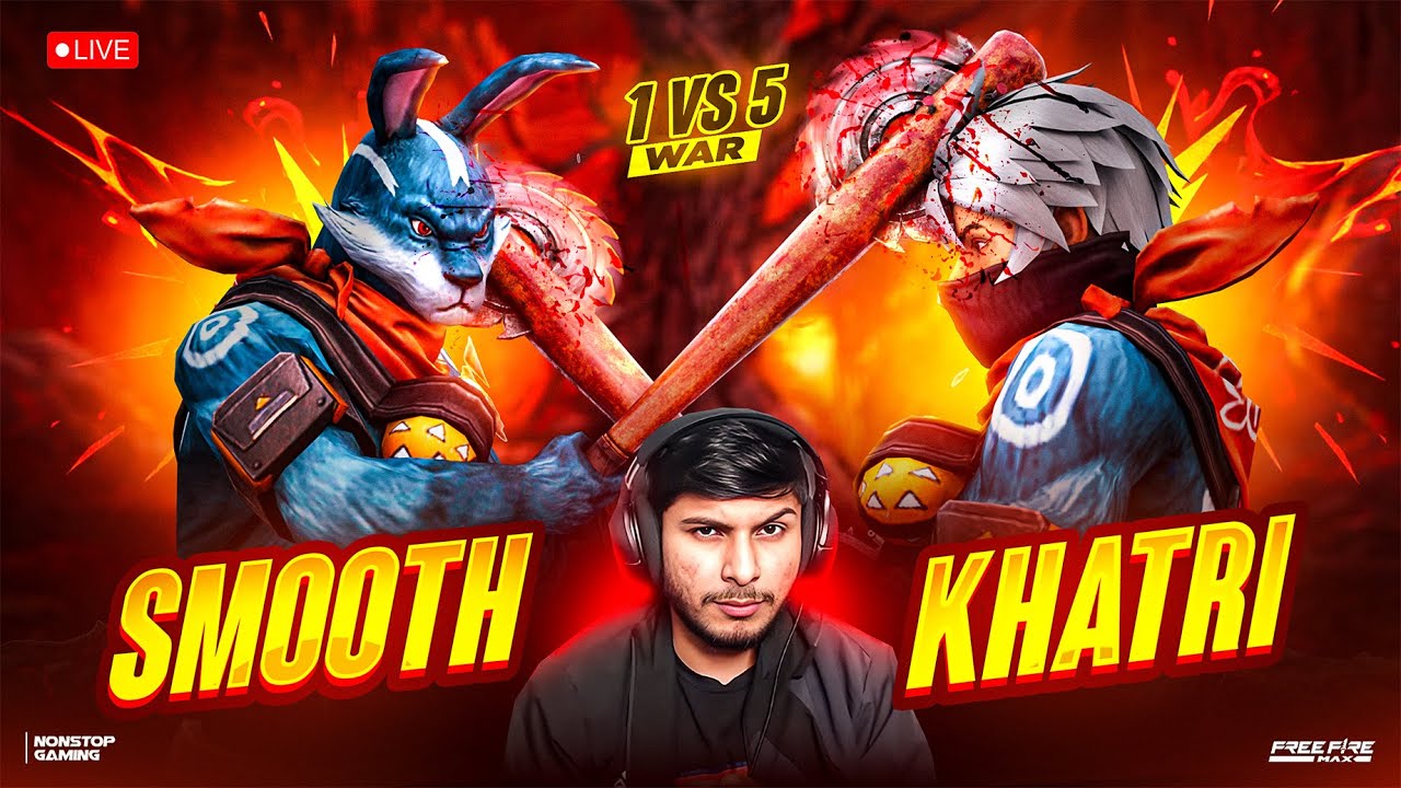 Khatri & Smooth - Deadly Duo 🥵 vs 3 PC + 3 Mobile! ⚔ | ₹50 Per Kill Challenge 💰🔥 Who Will Dominate ❓