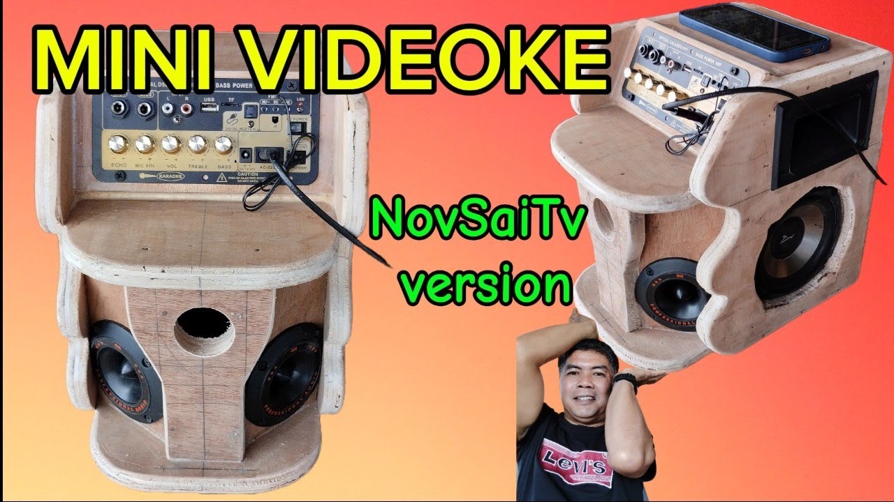 PAANO GUMAWA NG MINI VIDEOKE NA MGA SCRAFT MARINE PLYWOOD ANG GAMIT@novsaitv9023 version.