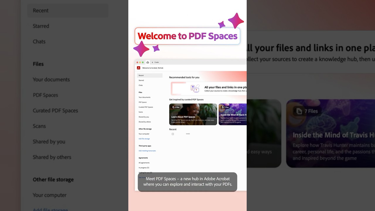 Работайте с PDF эффективнее в Adobe Acrobat PDF Spaces