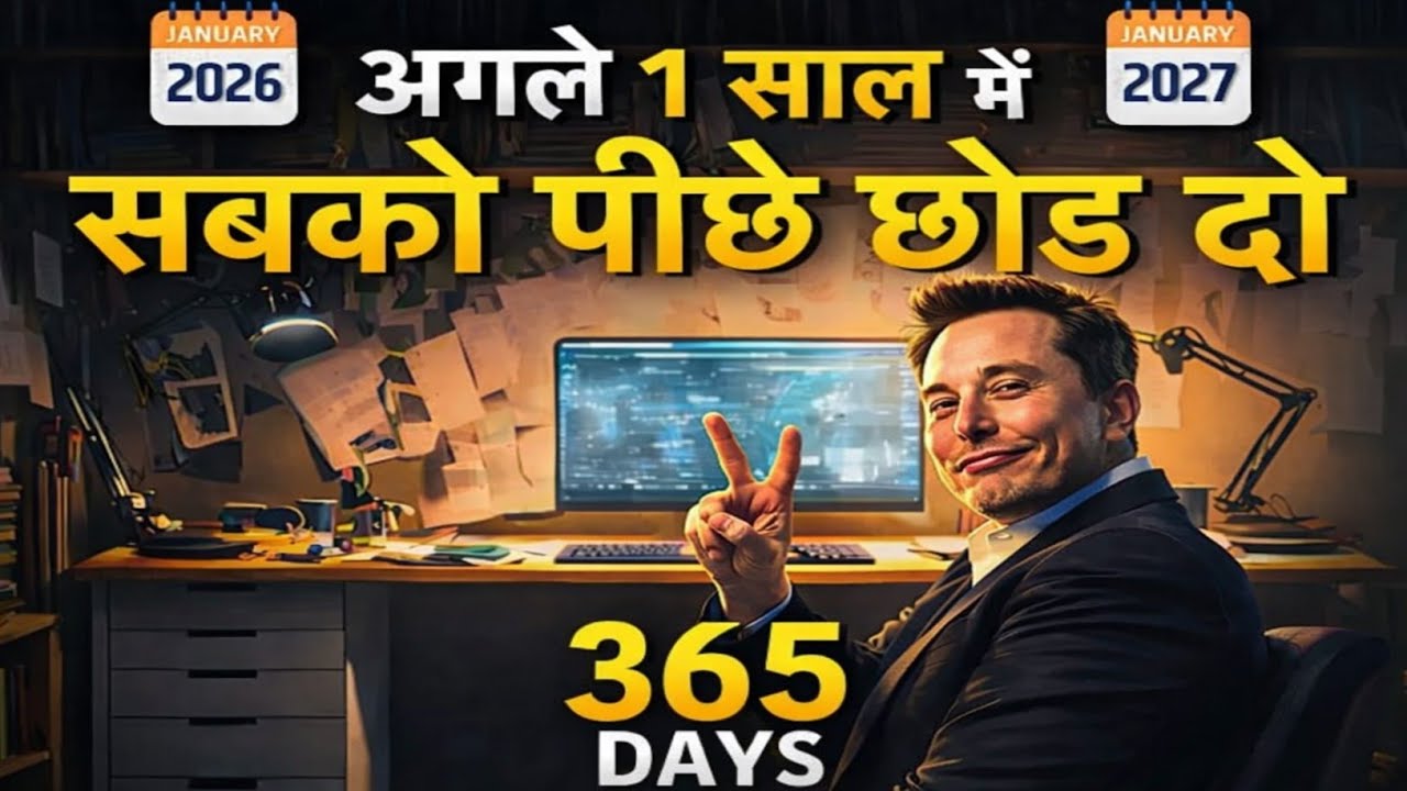 1 साल में सबको पीछे छोड़ दो | 365 Days Challenge To Change Your Life |  Motivation Voice Hindi 