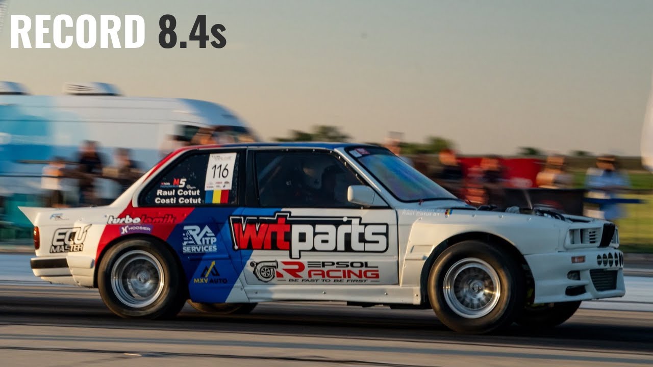 BMW E30 4WD 1200 л.с. - Рекорд 8,4 с