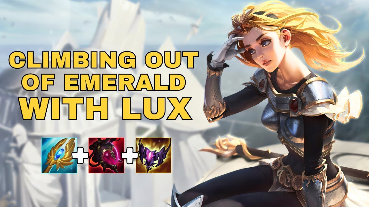 IS LUX A GOOD CHAMP TO CLIMB OUT OF EMERALD? Absolutely! | Lux vs Vladimir | No commentary