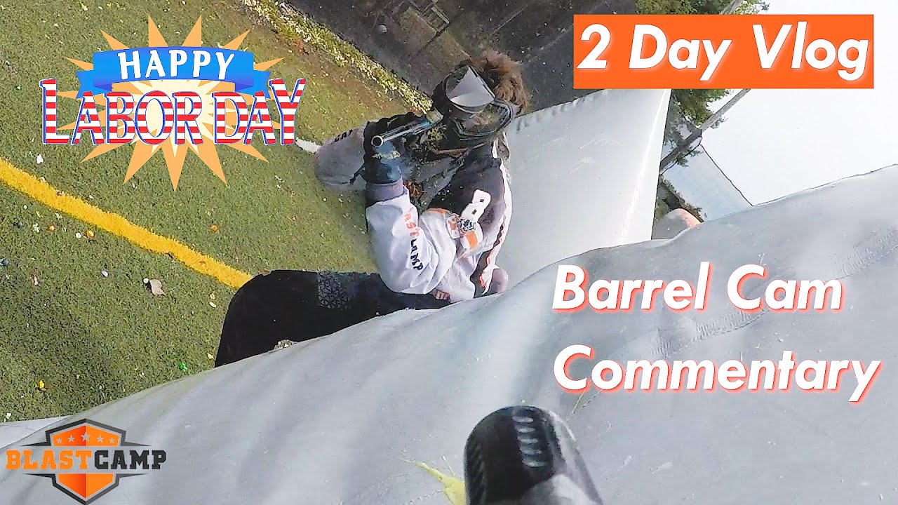 JFrey Vlogs || Labor Day Paintball + Barrel Cam Commentary