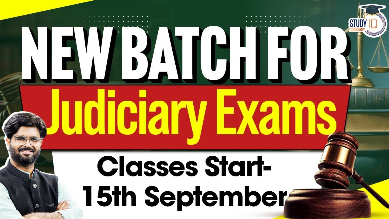 Best Batch for Judiciary Preparation | Shashank Sir | StudyIQ Judiciary