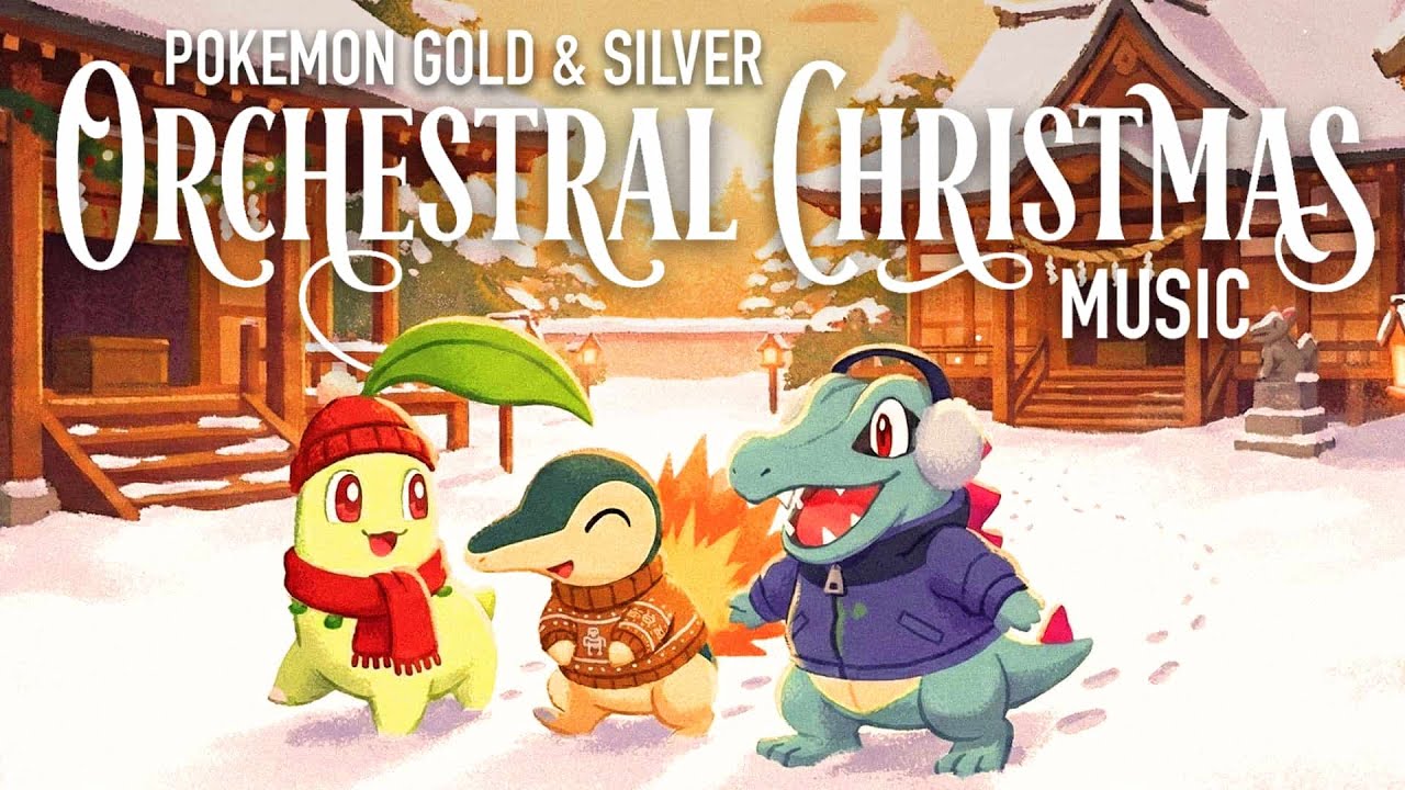 Pokemon Gold & Silver Orchestral Christmas Music 🎄🎁 | Holiday's Beautiful Music ❄️