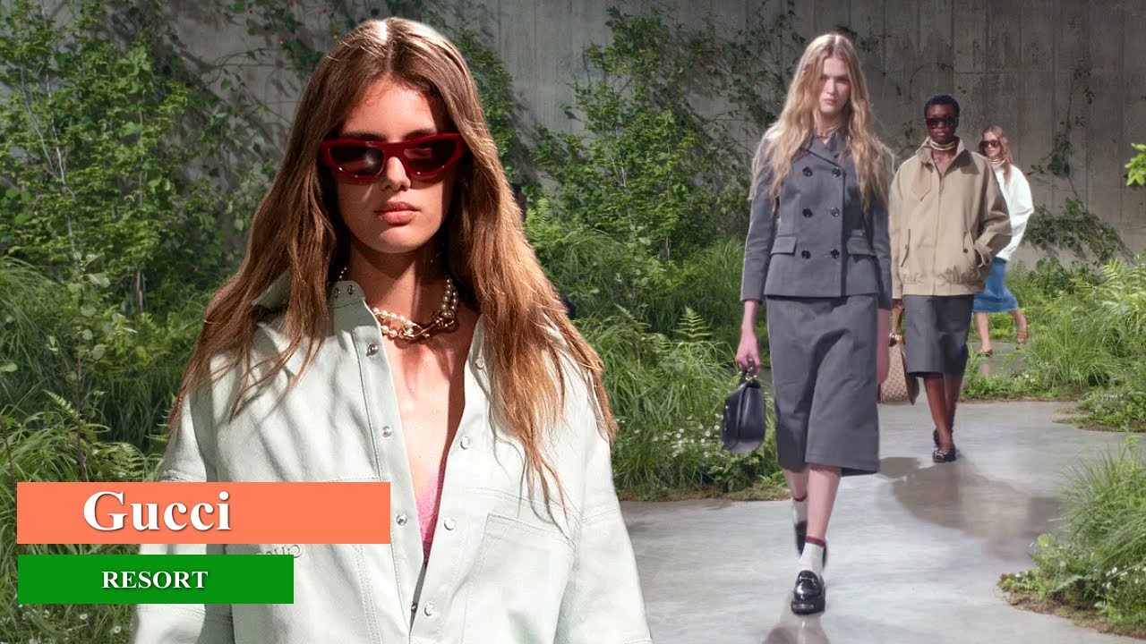 Gucci RESORT 2025 Мода в Лондоне ! Одежда для отдыха и путешествия