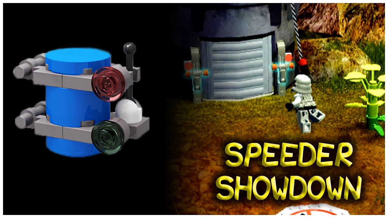 LEGO Star Wars: The Complete Saga | SPEEDER SHOWDOWN &mdash; синие мини-наборы (режим испытания)