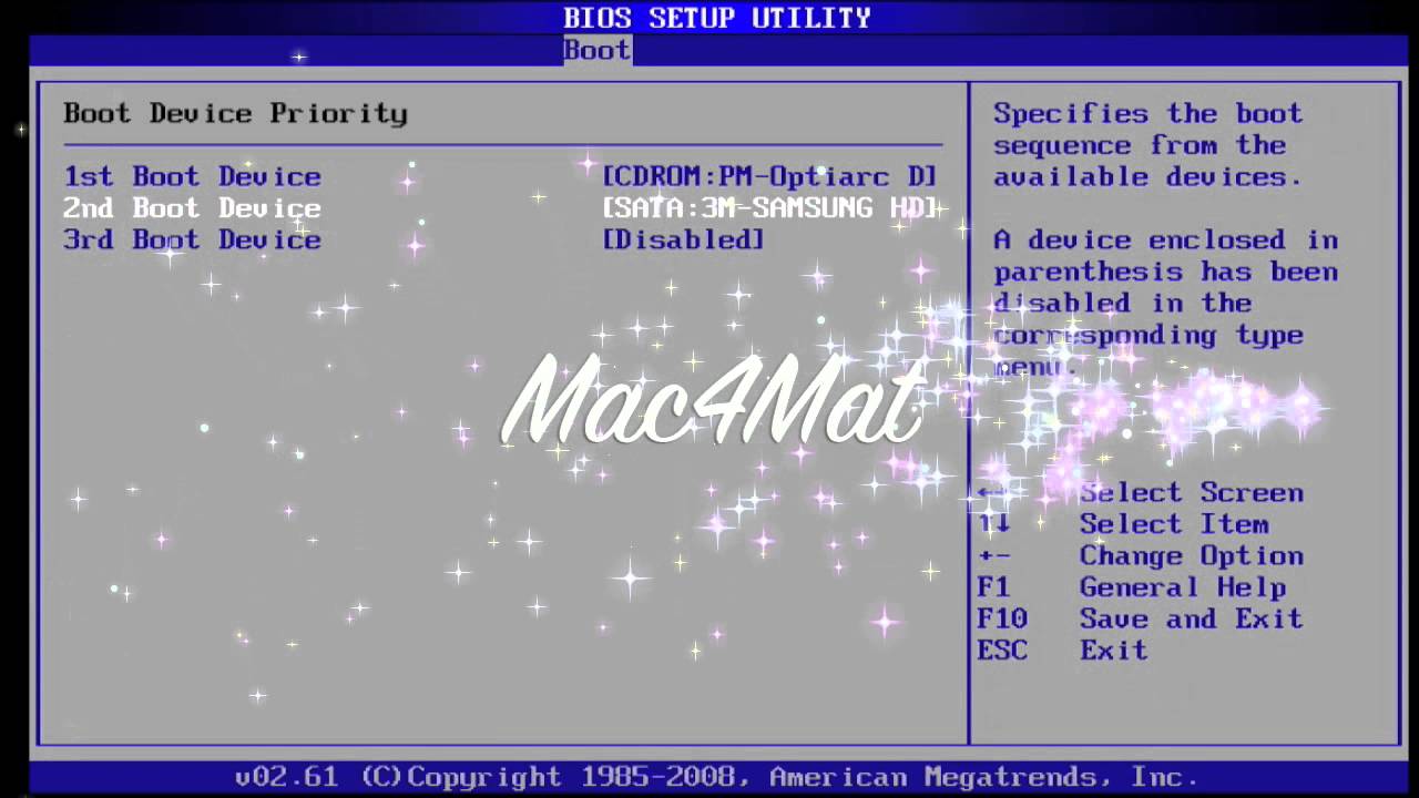 Bios Setup - CD, DVD, USB Boot