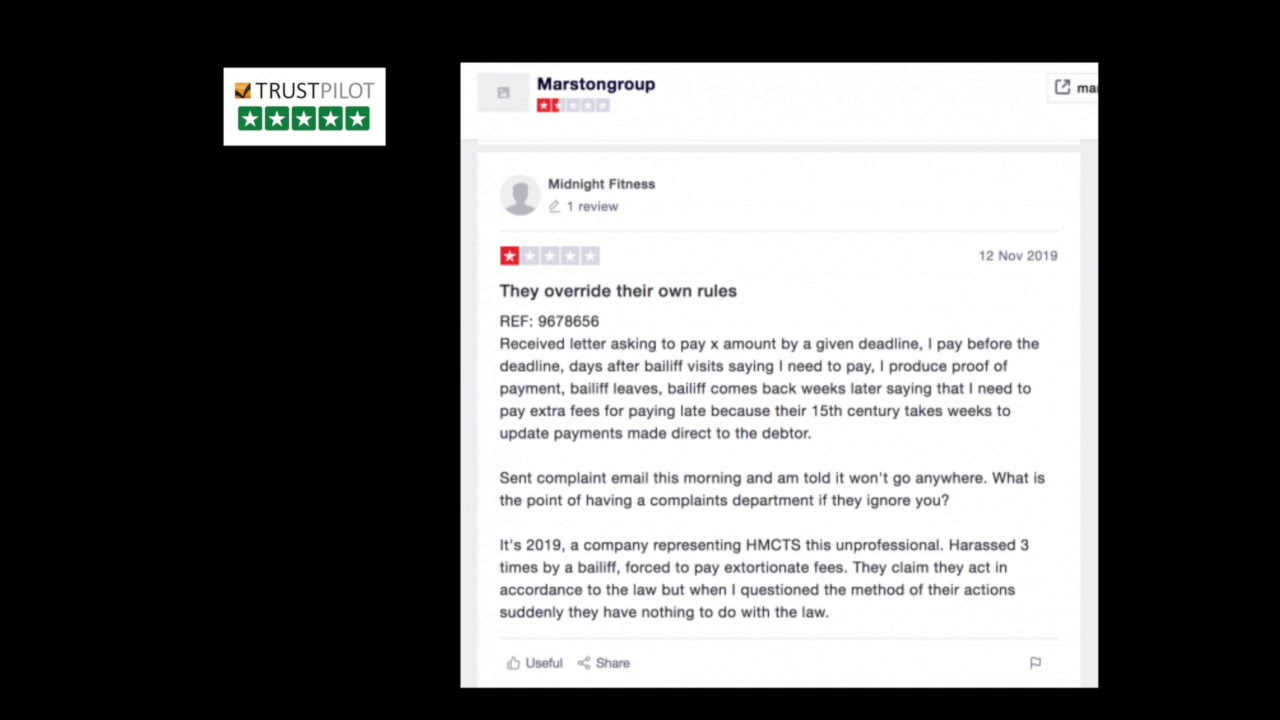 Shaun Smith 'The Debt Collector' Speaks out against Marstons Holdings
