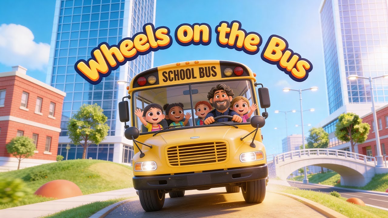 Kids4Hits: The Wheels on the bus | Song For Kids (Karaoke Version) | Learn English by singing