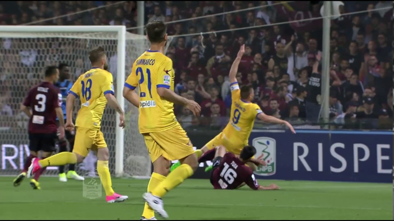 HIGHLIGHTS SALERNITANA-FROSINONE 1-3 38a GIORNATA SERIE B 2016/2017