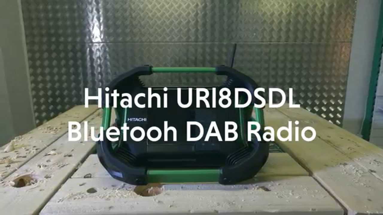 Hitachi UR18DSDL DAB Bluetooth Radio from Toolstop