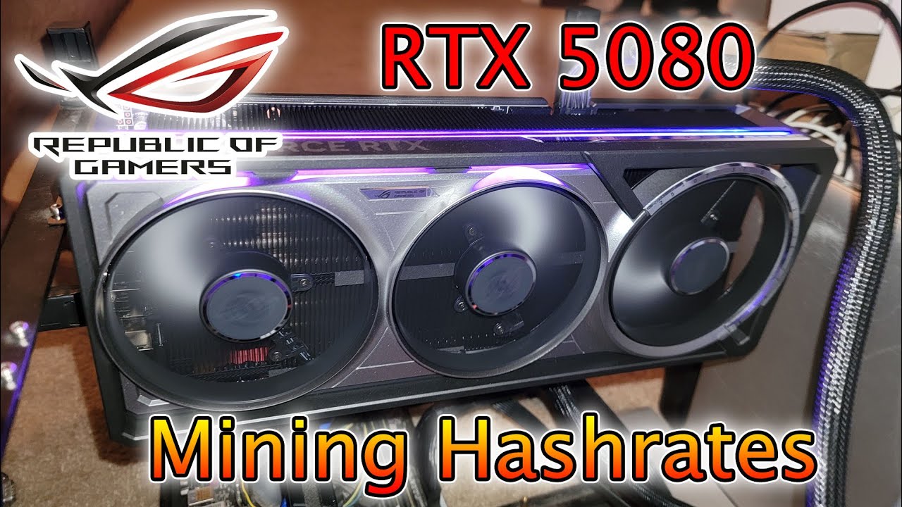 RTX 5080 Mining Hashrates summary