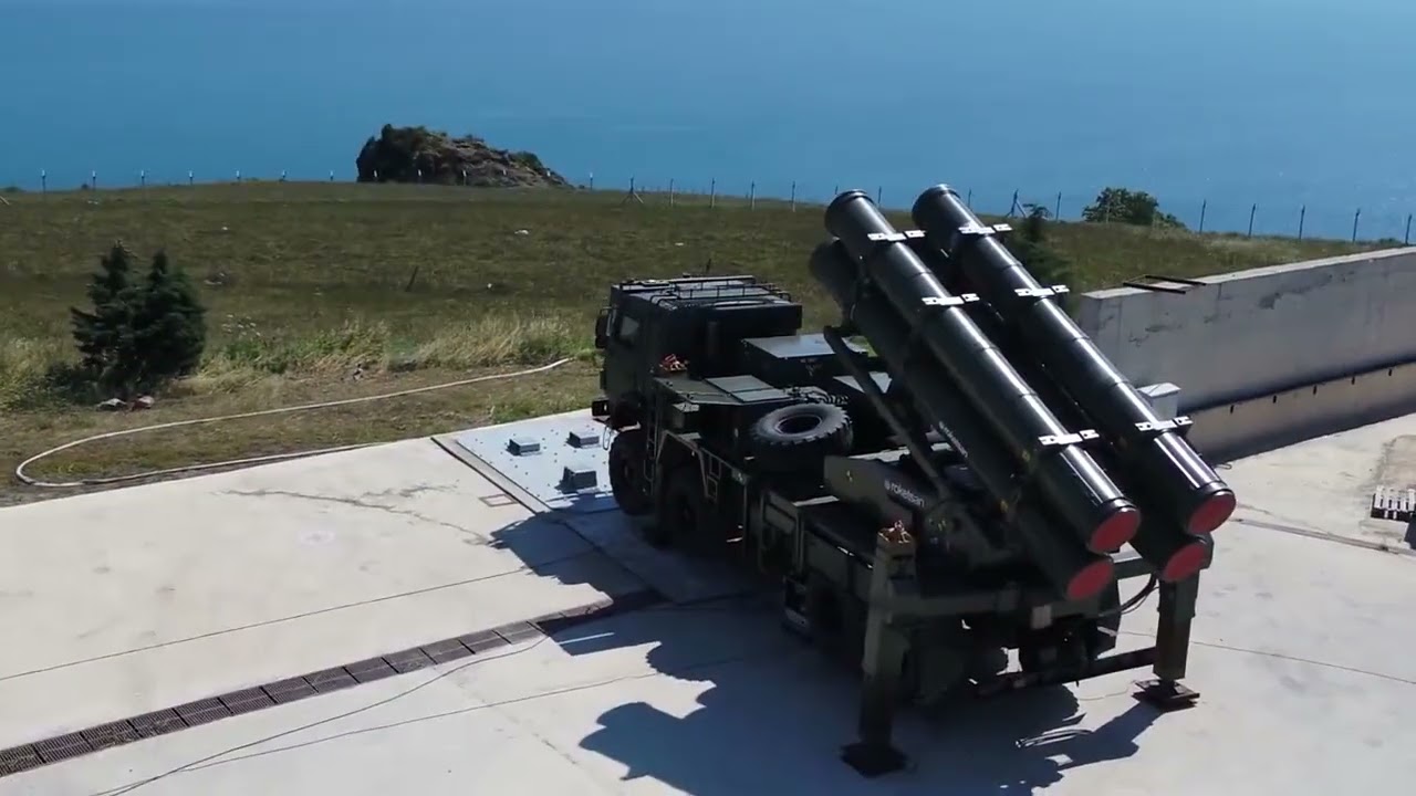 Turkiye's Roketsan tests Atmaca Anti-ship missile from mobile launcher for the 1st time
