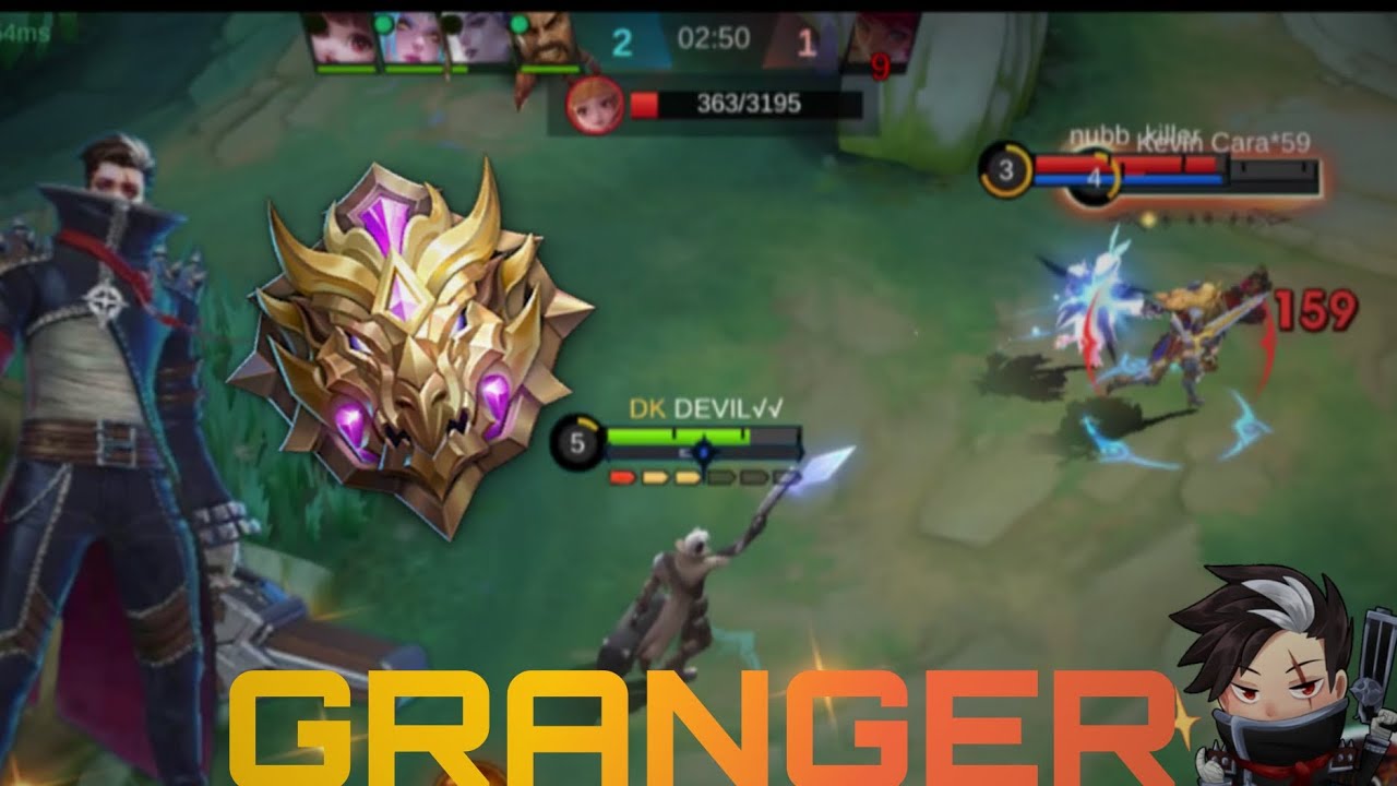 Granger gameplay with best build ⚔️!#mobalegends5v5 #viralvideo 