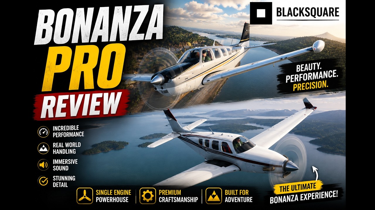 Black Square Bonanza A36 & A36TP  REVIEW | MSFS 2020