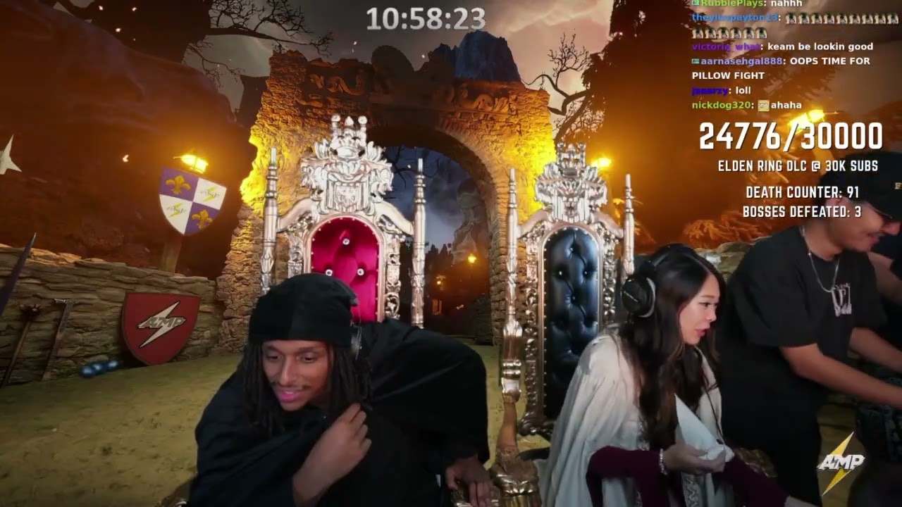 Agent00 VOD - ELDEN RING MARATHON W/ EMILY + CANNOT END UNTIL WE WIN + DAY 1 (Part 2)