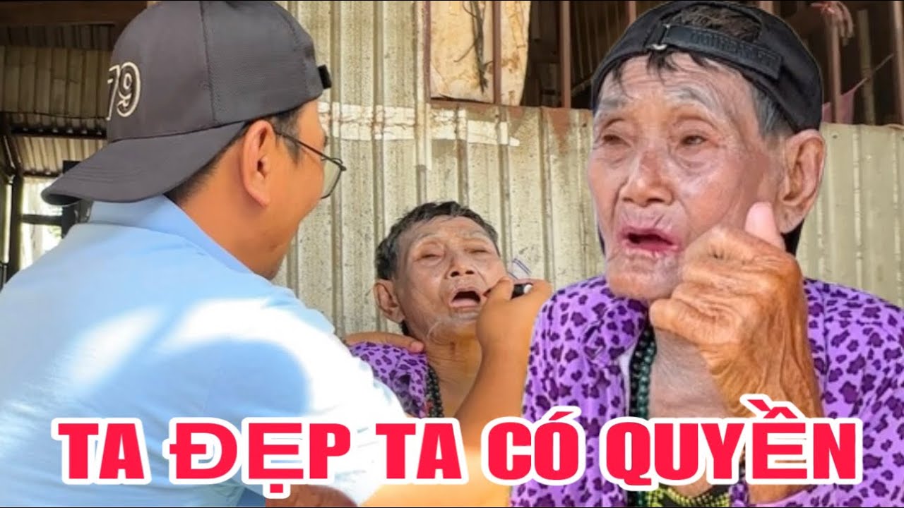 Minh Kha trang điểm bà Đặng để đón người yêu.