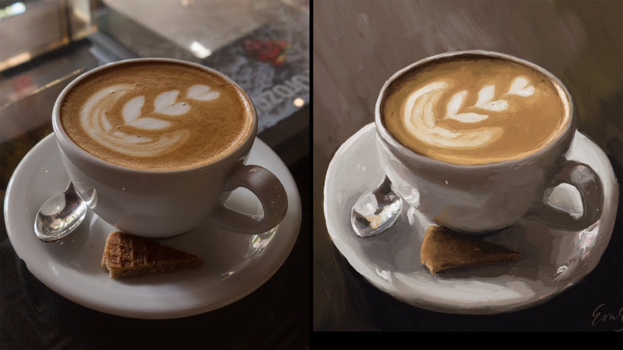 Emily Paints a Cup of Coffee - oil painting demonstration
