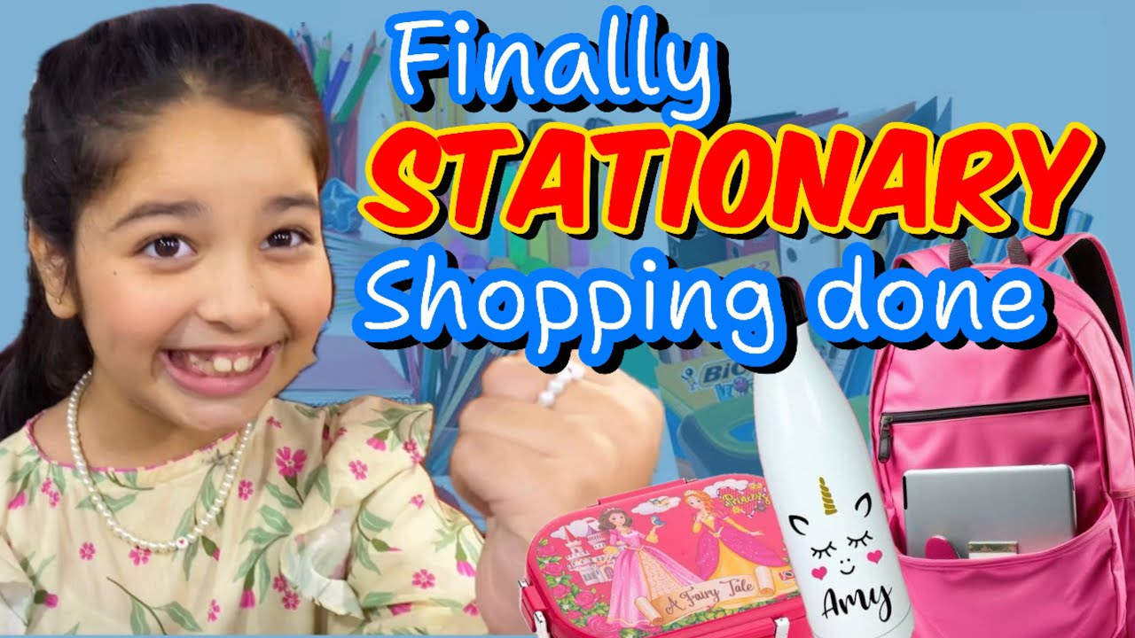 Aayat Arif || Finally Stationary Shopping Done || vlog