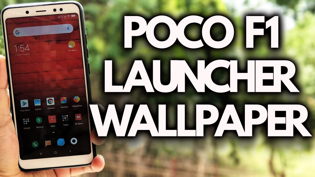 Download Poco F1 launcher and wallpapers for any XIAOMI phone