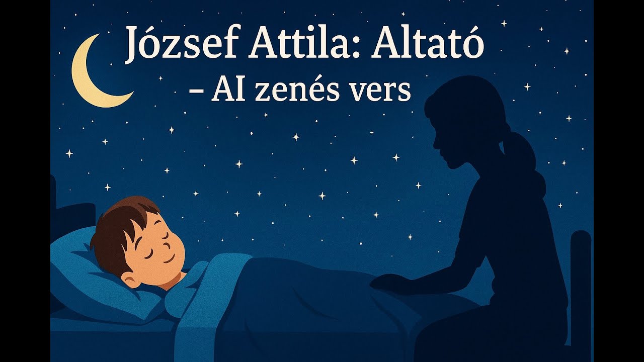 🌙 József Attila: Altató – AI zenés vers és elalvást segítő videó 🎵
