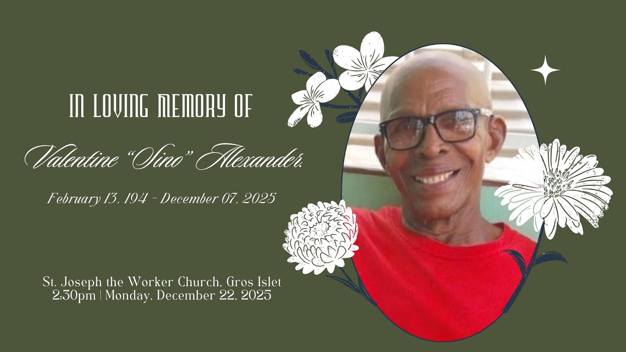 Celebration for the Life of Valentine “Sino” Alexander.