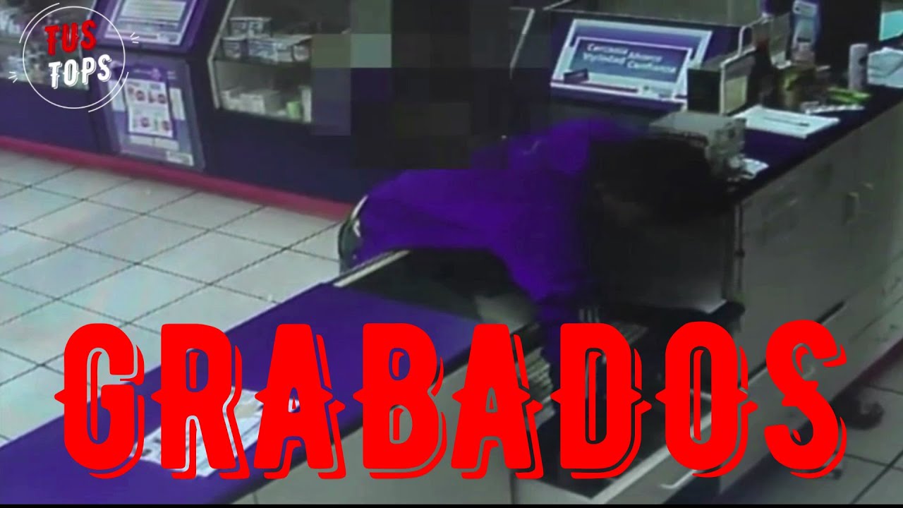 TOP 10 ROBOS A TIENDAS GRABADOS POR CAMARAS DE SEGURIDAD