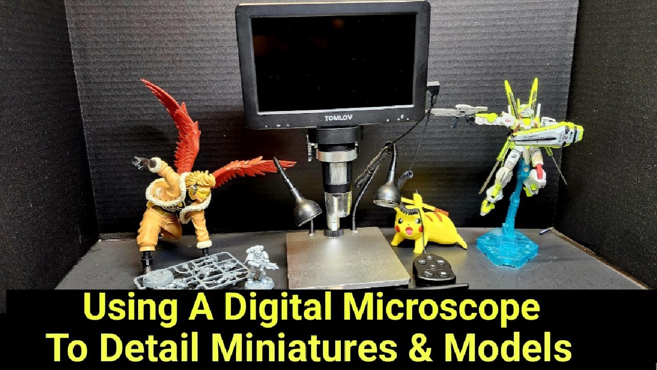 Using A Digital Microscope To Detail Miniatures & Models