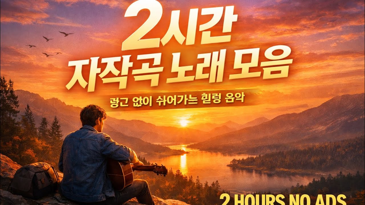 광고 없이 듣는 2시간 자작곡 노래 모음 🎧 감성 힐링 플레이리스트