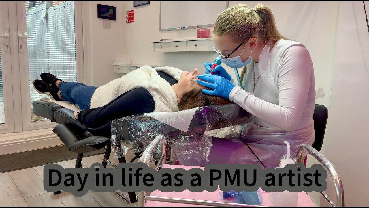 Day in life as pmu artist + Nano brow transformation