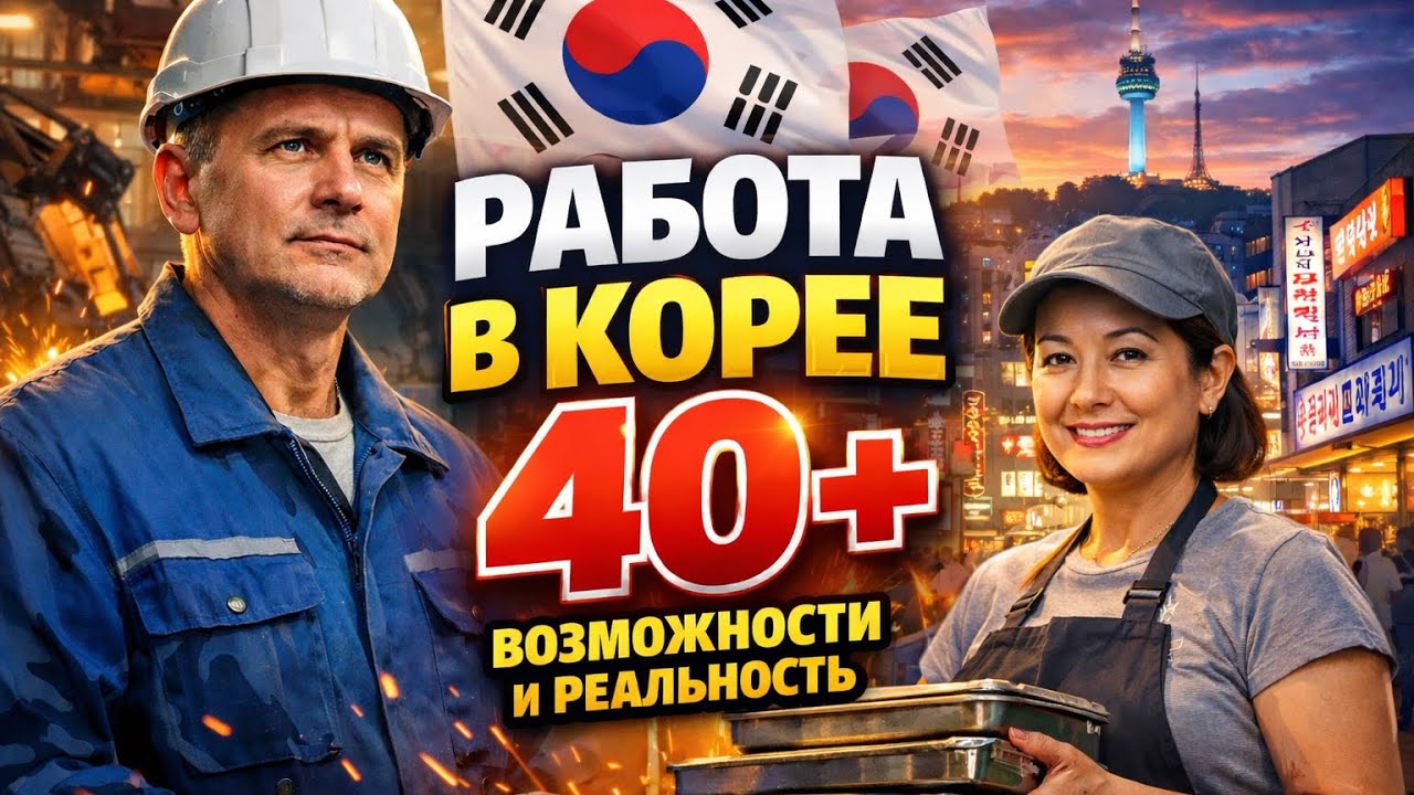 Работа в Корее 40+! Есть ли?! Мой опыт