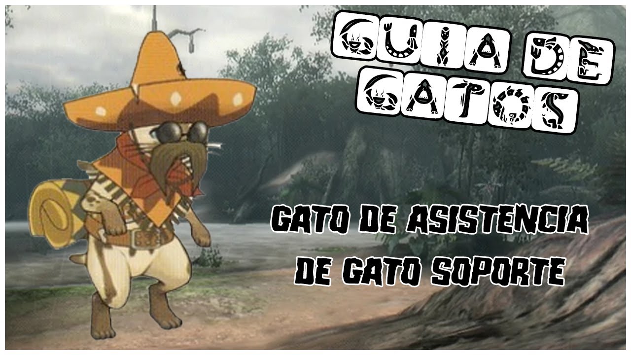 『MHp3rd』Gato asistencia de Soporte - Guía de Camaradas Felyne
