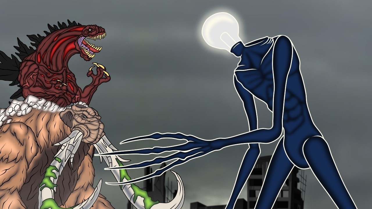 Bulb Head kontra Shin Godzilla i Behemoth | EPICKA BITWA!!