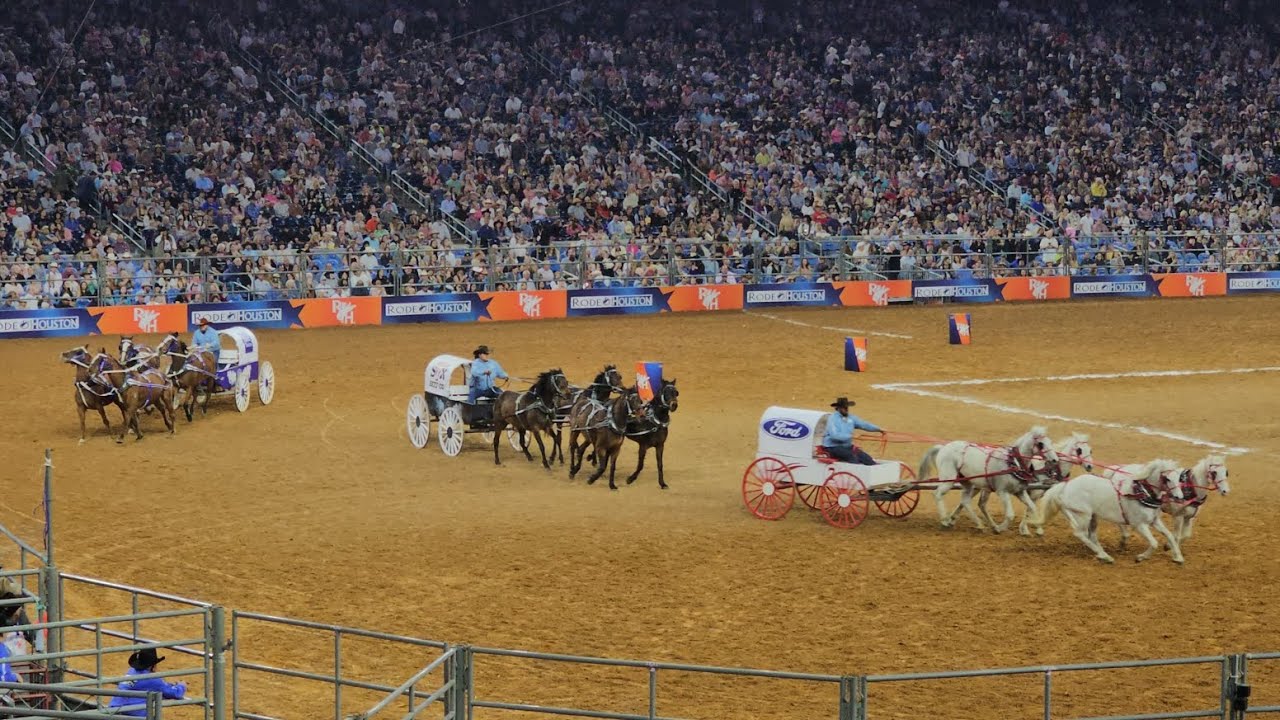 Chuck Wagon Races, Day 1, @RodeoHouston 2024