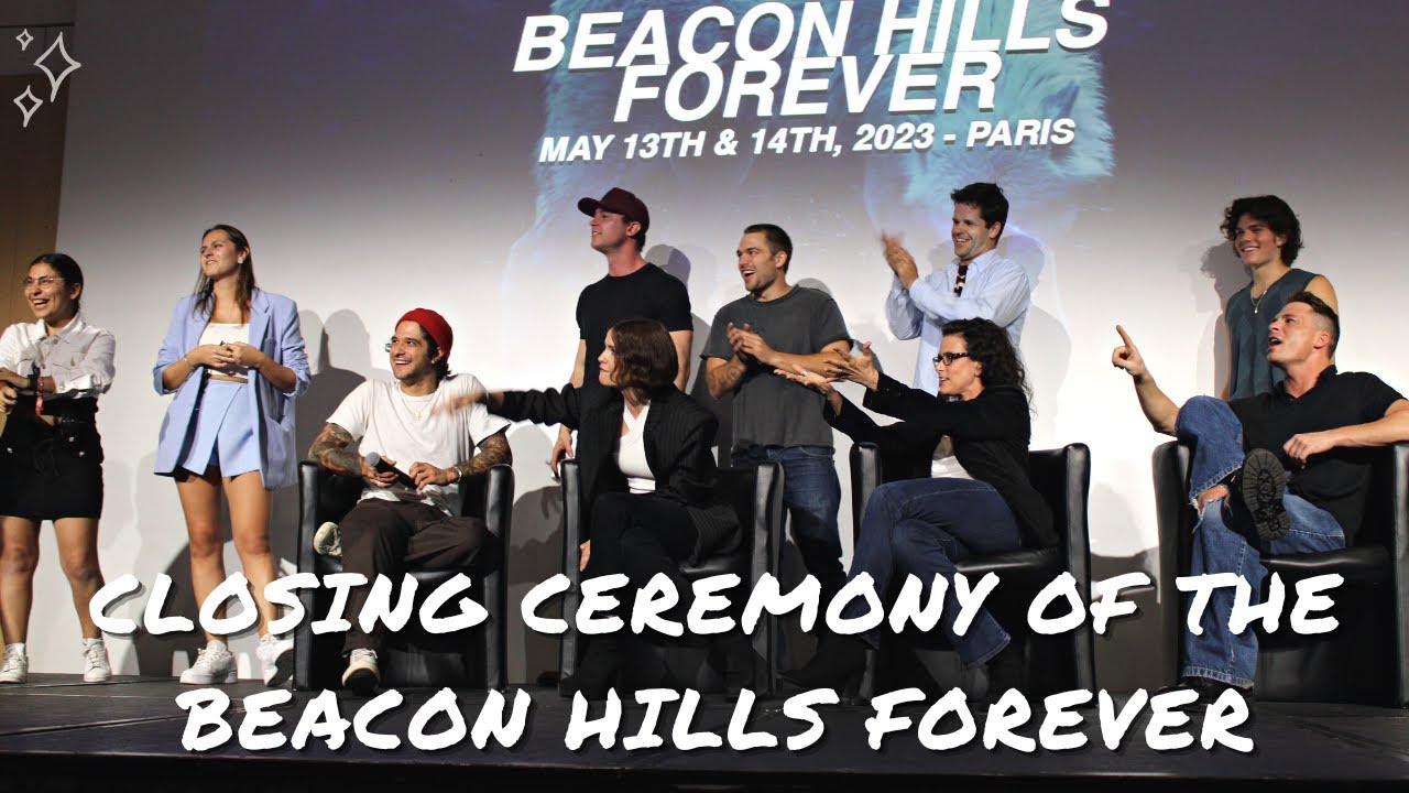 Closing Ceremony at Beacon Hills Forever Convention in Paris