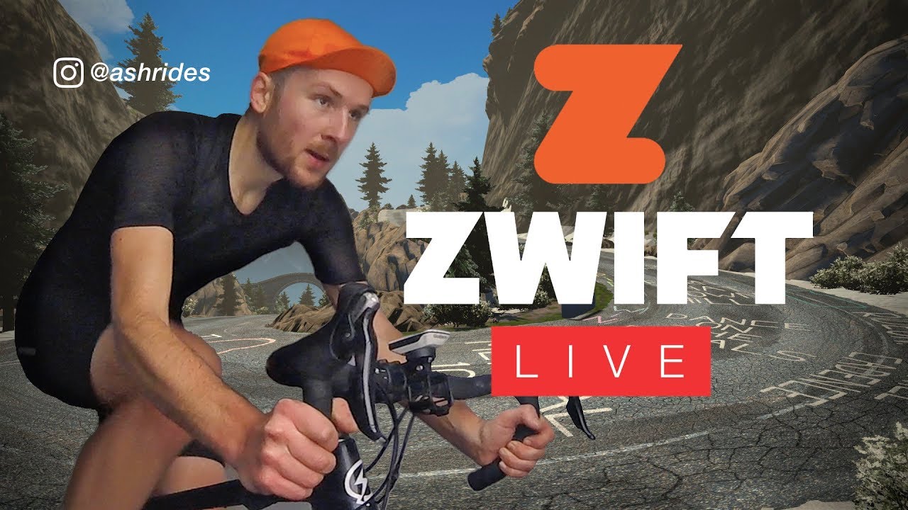 Cameron Jeffers vs. Vegan Cyclist - Live Alpe du Zwift Race