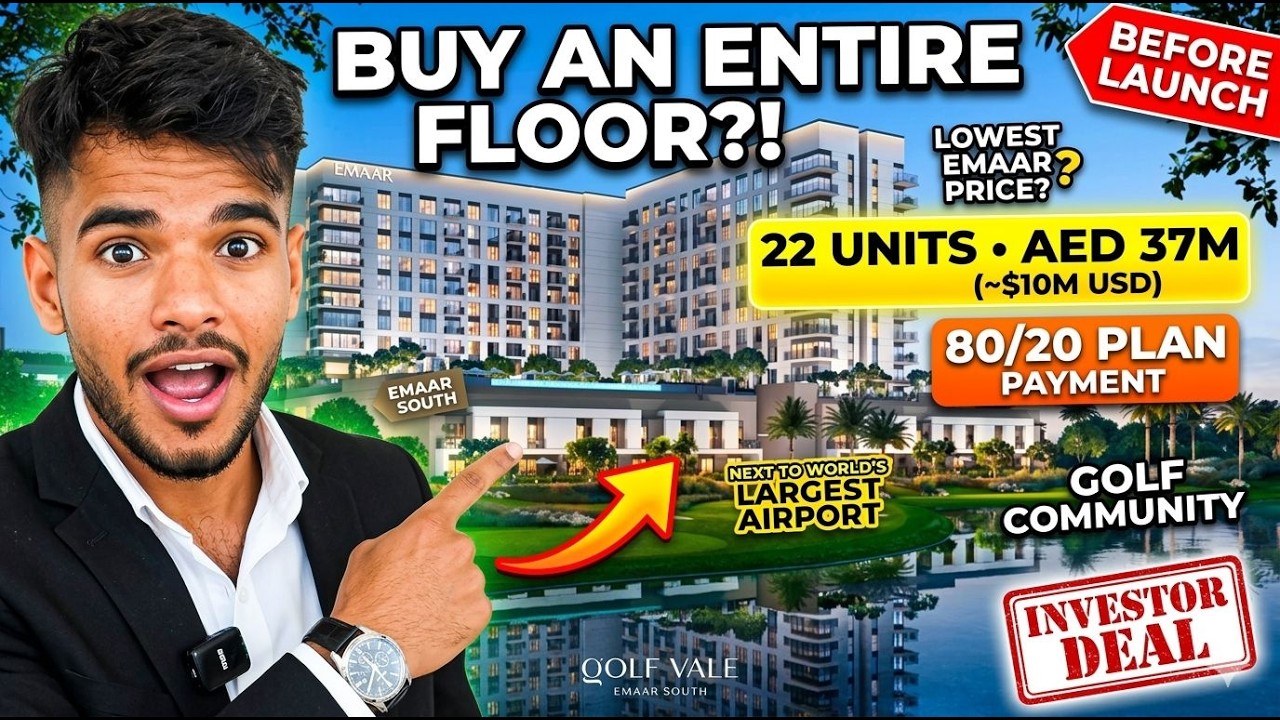 Buy an Entire Floor in Dubai for AED 37M ($10M)? 22 Units at Emaar South Golf Vale